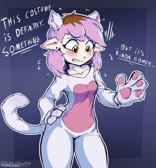 Amity Catgirl | image tagged in the owl house,cat,cute | made w/ Imgflip meme maker