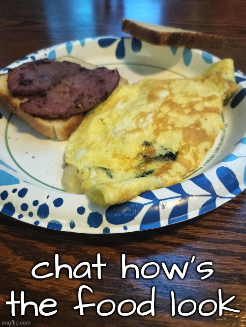 chat how's the food look | made w/ Imgflip meme maker
