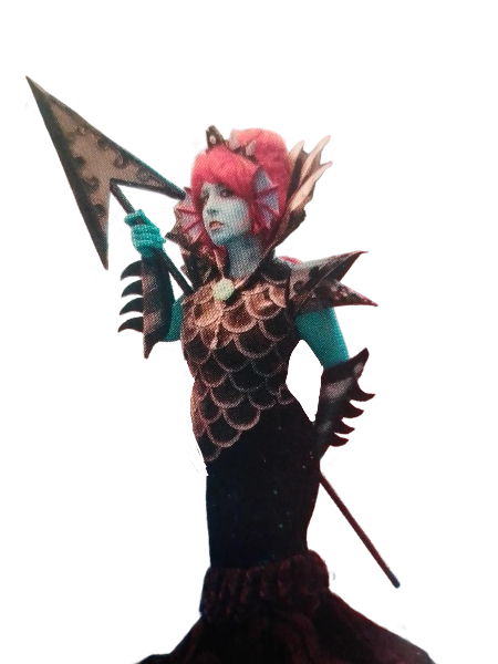 Undyne Cosplayer from Diary of Wimpy Kid Blank Meme Template