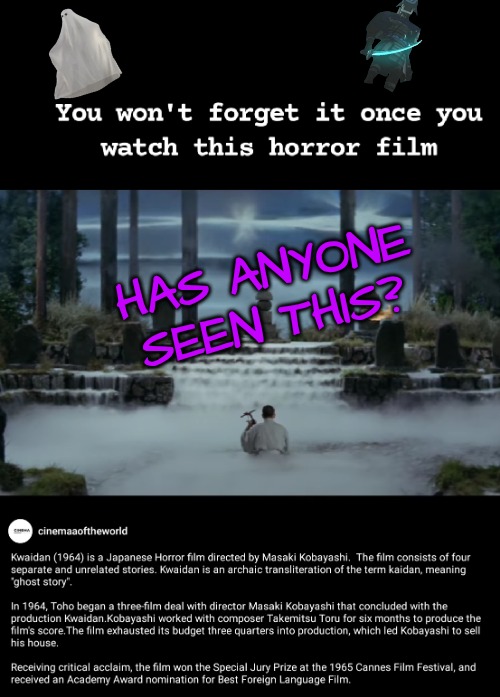 I haven't seen it yet...but Japanese horror films are scary! | HAS ANYONE SEEN THIS? | image tagged in japanese horror | made w/ Imgflip meme maker