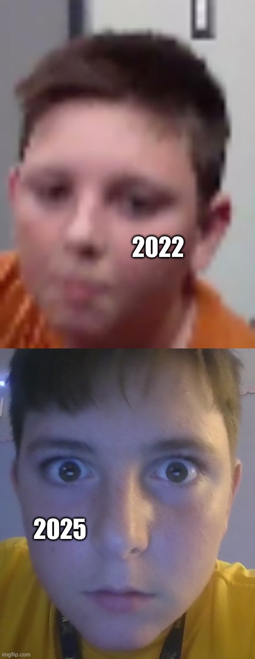 dang i was a fatass in 2022. now i'm a reasonably-largeass | 2022; 2025 | made w/ Imgflip meme maker