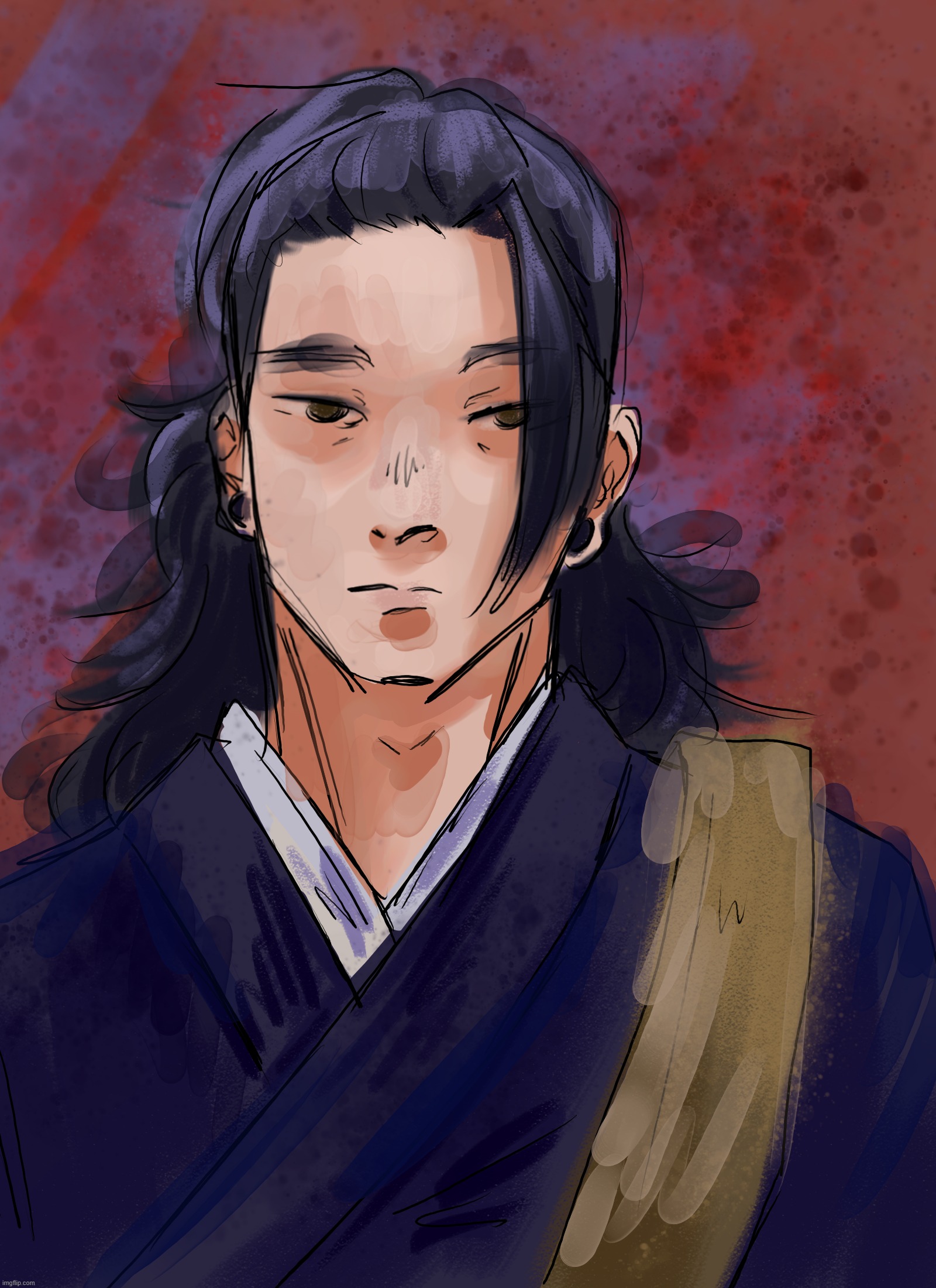 tried some watercolorish brushes | made w/ Imgflip meme maker