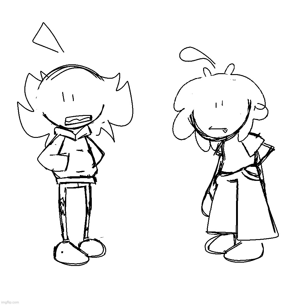 The fact that icyxd decided to draw his oc naked inspired me to draw my own personas in modest clothes since they're naked 24/7 | made w/ Imgflip meme maker