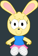 Molly the bunny rabbit Blank Meme Template