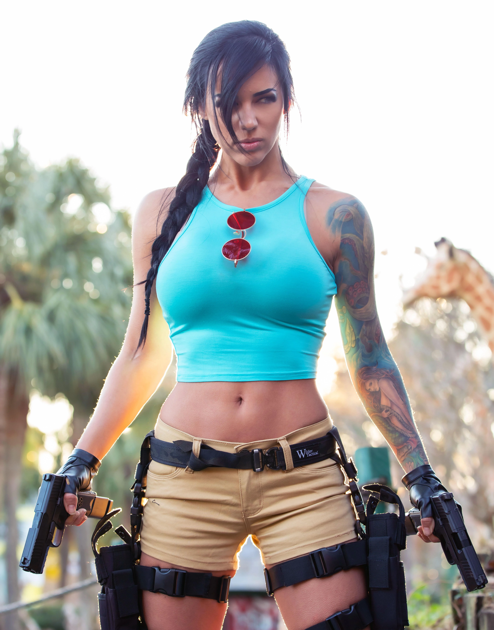 Alex Zedra Lara Croft from the Tomb Raider Blank Meme Template