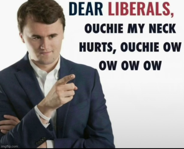 I'm going to hell for saving this image | image tagged in jokes,dark humor,charlie kirk | made w/ Imgflip meme maker