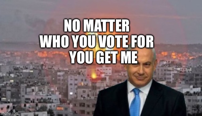 Bibi phosphorus | NO MATTER WHO YOU VOTE FOR       YOU GET ME | image tagged in bibi phosphorus | made w/ Imgflip meme maker