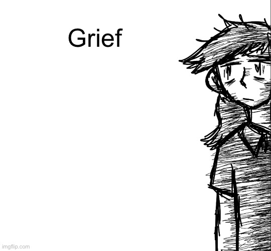 Thousand yard stare Dea | Grief | image tagged in thousand yard stare dea | made w/ Imgflip meme maker