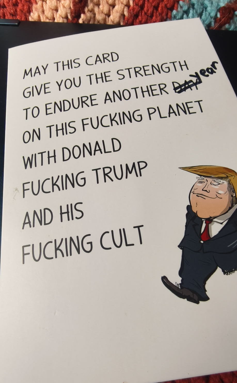 Trump birthday card Blank Meme Template