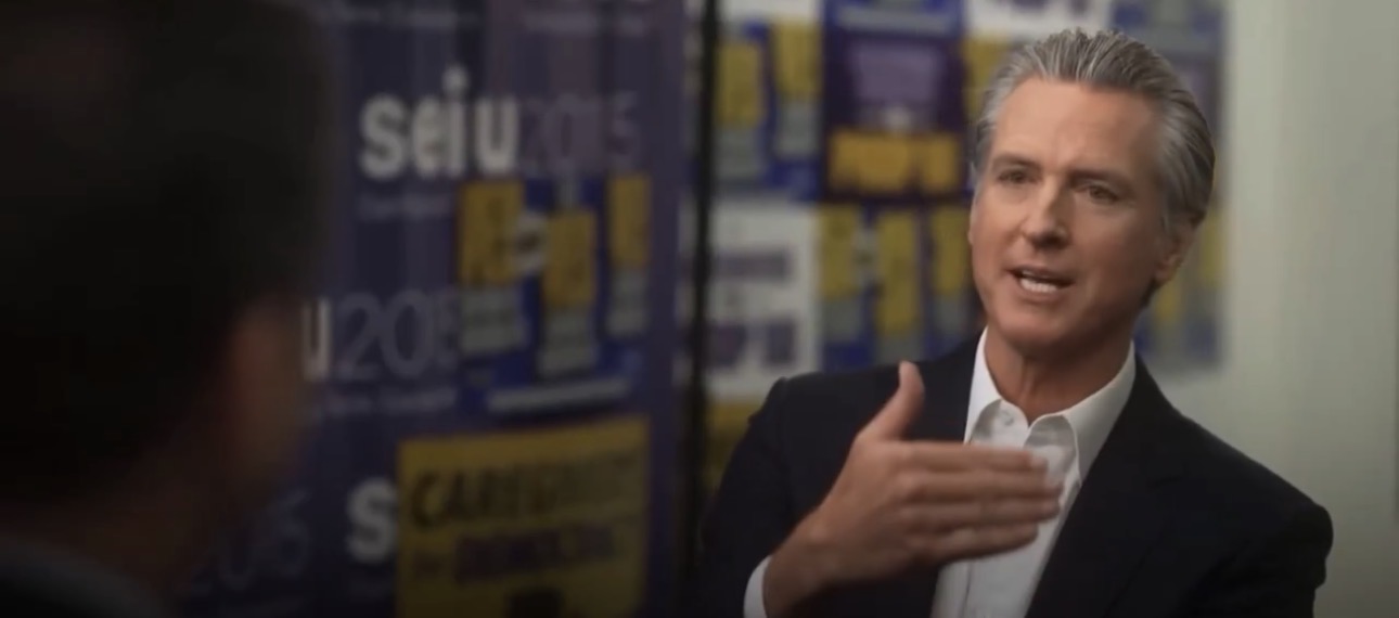 Gavin explaining policy Blank Meme Template