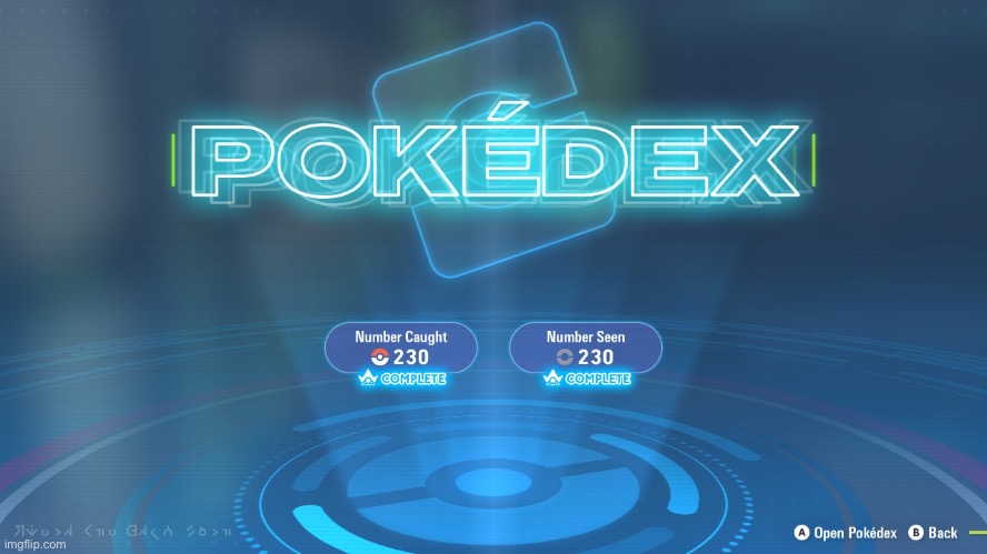 Got it filled out | image tagged in pokemon,pokemon za | made w/ Imgflip meme maker