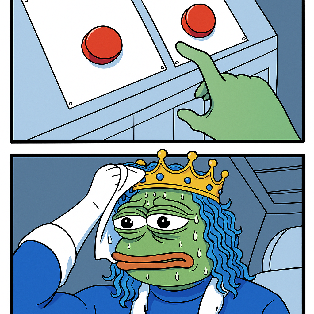 Suiperb Two Buttons Blank Meme Template