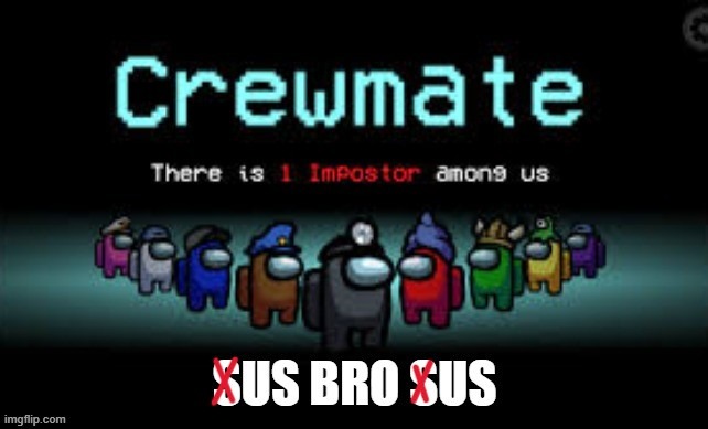 Why am I always a crewmate | image tagged in among us,crewmate,us bro us | made w/ Imgflip meme maker