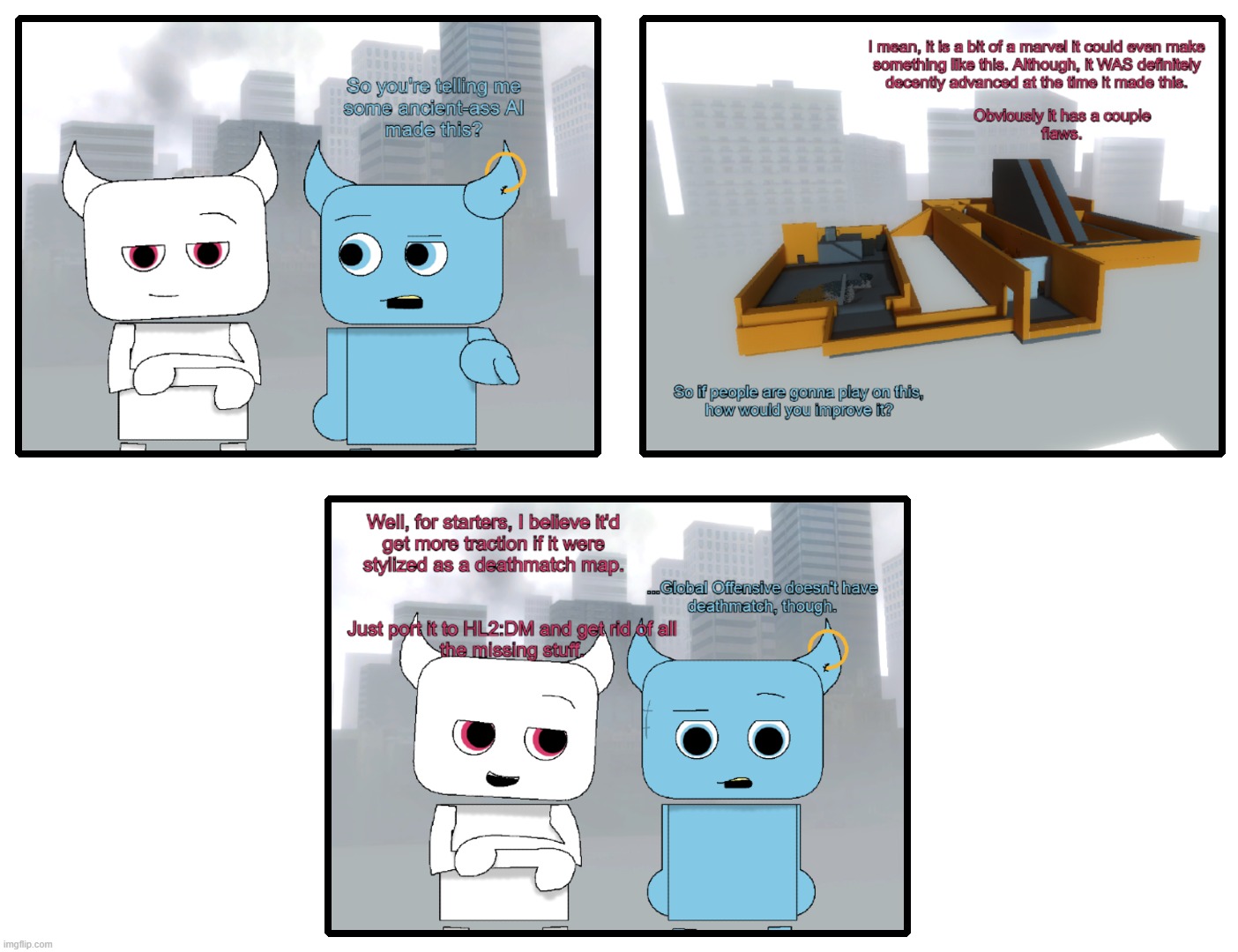 horrifically shit comic that should absolutely not be viewed lol | made w/ Imgflip meme maker