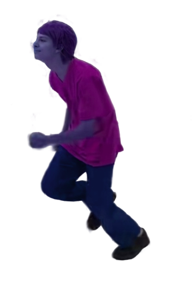 Dark Shaggy Rogers Running Blank Meme Template