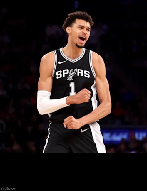 Wemby template | image tagged in sports | made w/ Imgflip meme maker