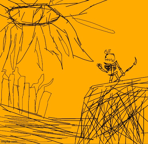 "I WEEP, YOU WEEP, WE ALL WEEP" (experiment i did with my art style exclusive for story cover arts, thoughts?) | made w/ Imgflip meme maker