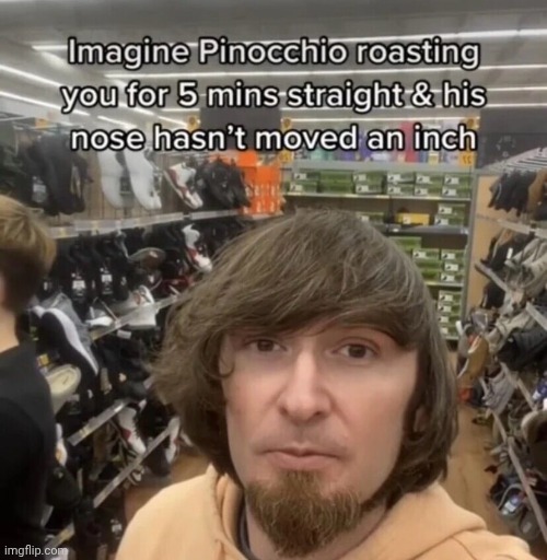 image tagged in pinocchio,shitpost | made w/ Imgflip meme maker