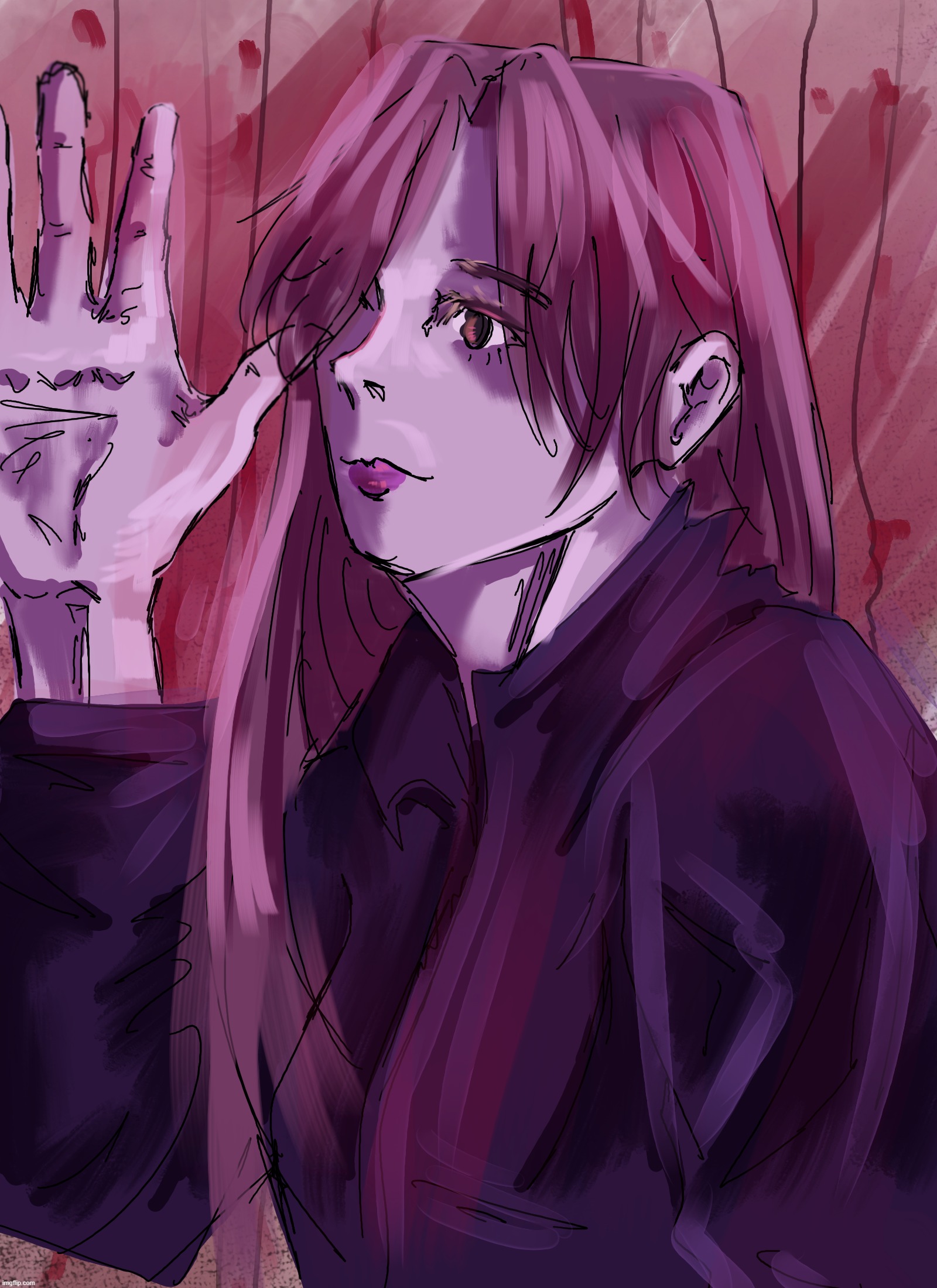 i was tryna draw yuki but it ended up looking like diamond | made w/ Imgflip meme maker