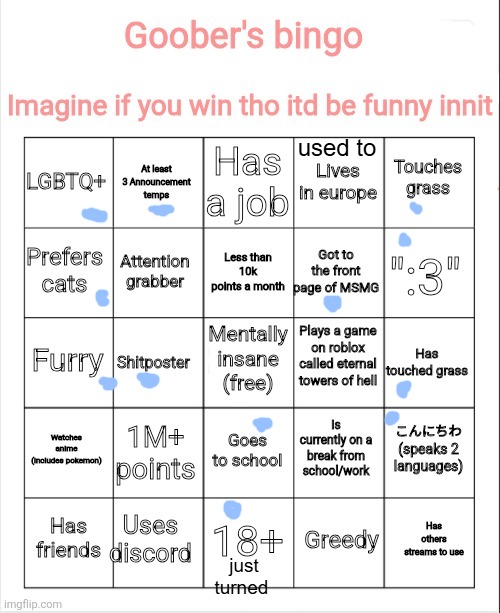 My bingo | used to; just turned | image tagged in my bingo | made w/ Imgflip meme maker