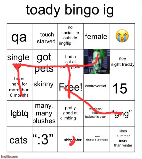 toady bingo | image tagged in toady bingo | made w/ Imgflip meme maker