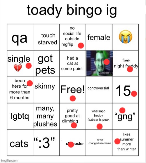 toady bingo | image tagged in toady bingo | made w/ Imgflip meme maker