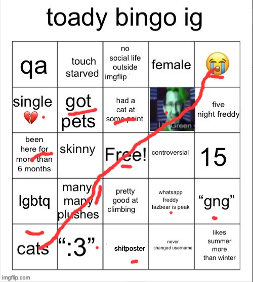 toady bingo | image tagged in toady bingo | made w/ Imgflip meme maker