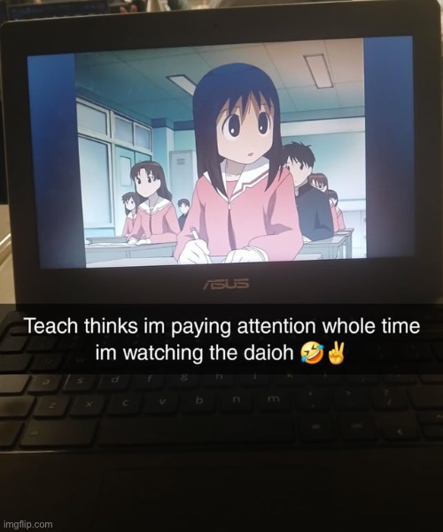 image tagged in azumanga daioh | made w/ Imgflip meme maker