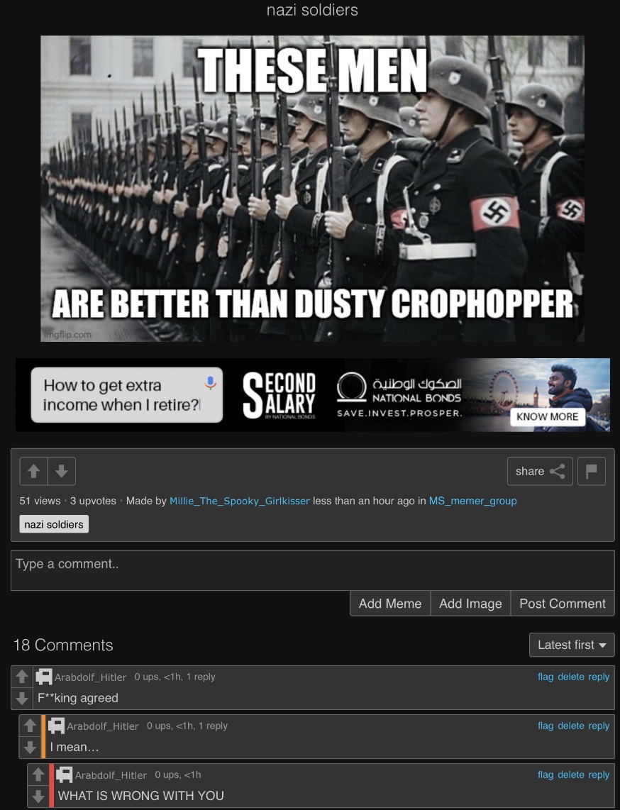 Arabdolf_Hitler being Arabdolf_Hitler Blank Meme Template