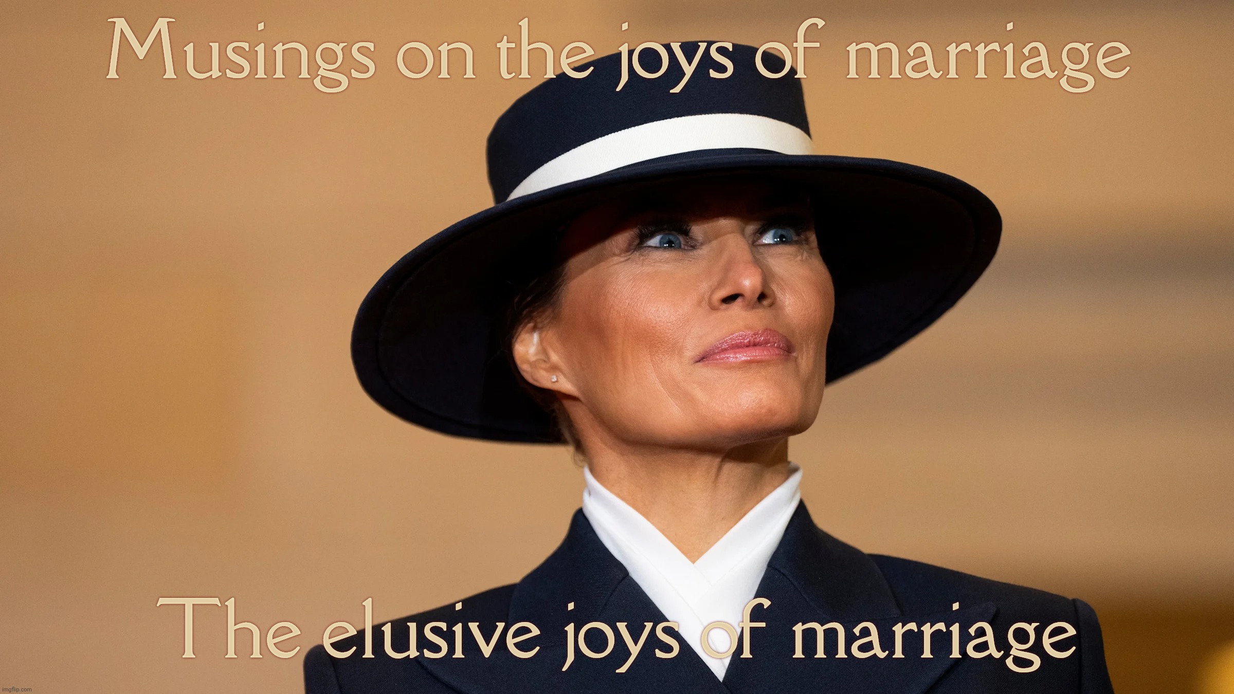 Musings on the joys of marriage; The elusive joys of marriage | made w/ Imgflip meme maker
