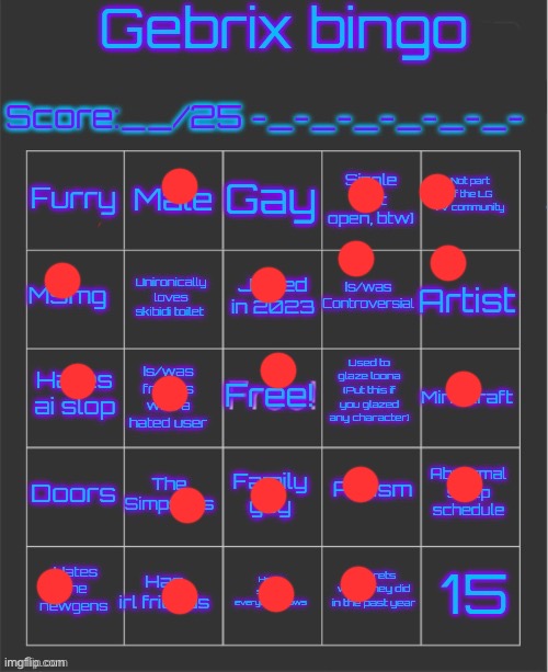 holy fuсking twin | image tagged in gebrix bingo | made w/ Imgflip meme maker