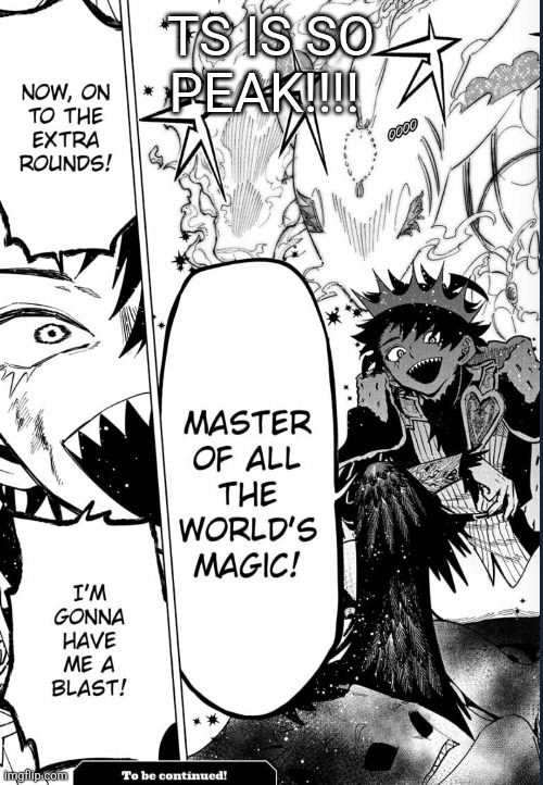 ICHI THE WITCH IS SO GOOD | TS IS SO PEAK!!!! | image tagged in peak | made w/ Imgflip meme maker