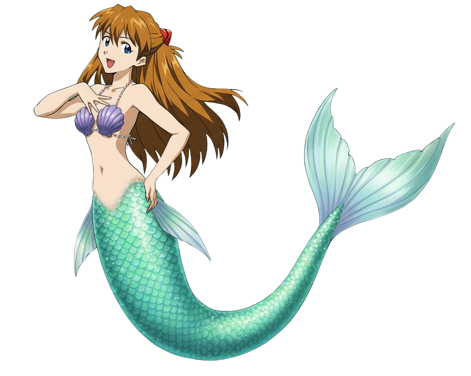 asuka mermaid Blank Meme Template