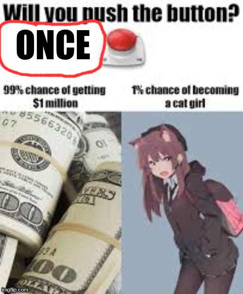 ONCE | made w/ Imgflip meme maker