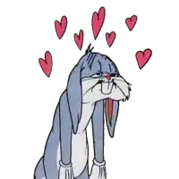 Bugs Bunny in love Meme Template