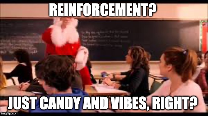 Mean girls Glen Coco | REINFORCEMENT? JUST CANDY AND VIBES, RIGHT? | image tagged in mean girls glen coco | made w/ Imgflip meme maker