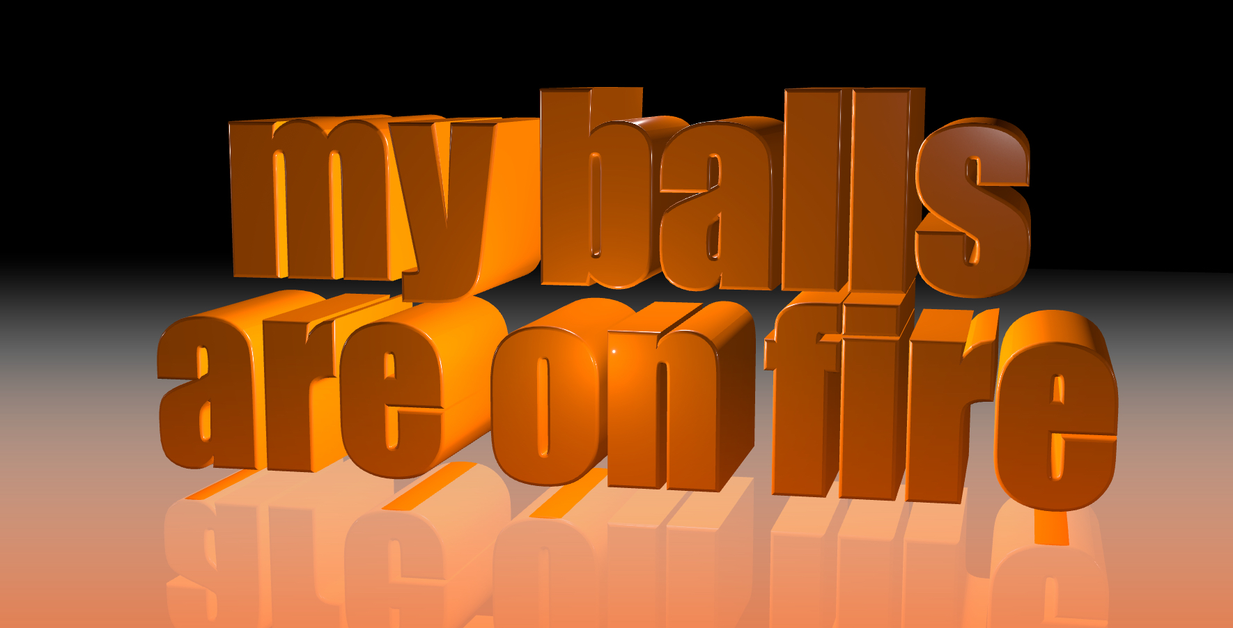 my balls are on fire Blank Meme Template