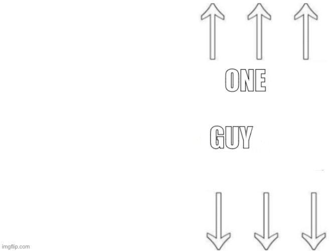 one guy | image tagged in one guy | made w/ Imgflip meme maker