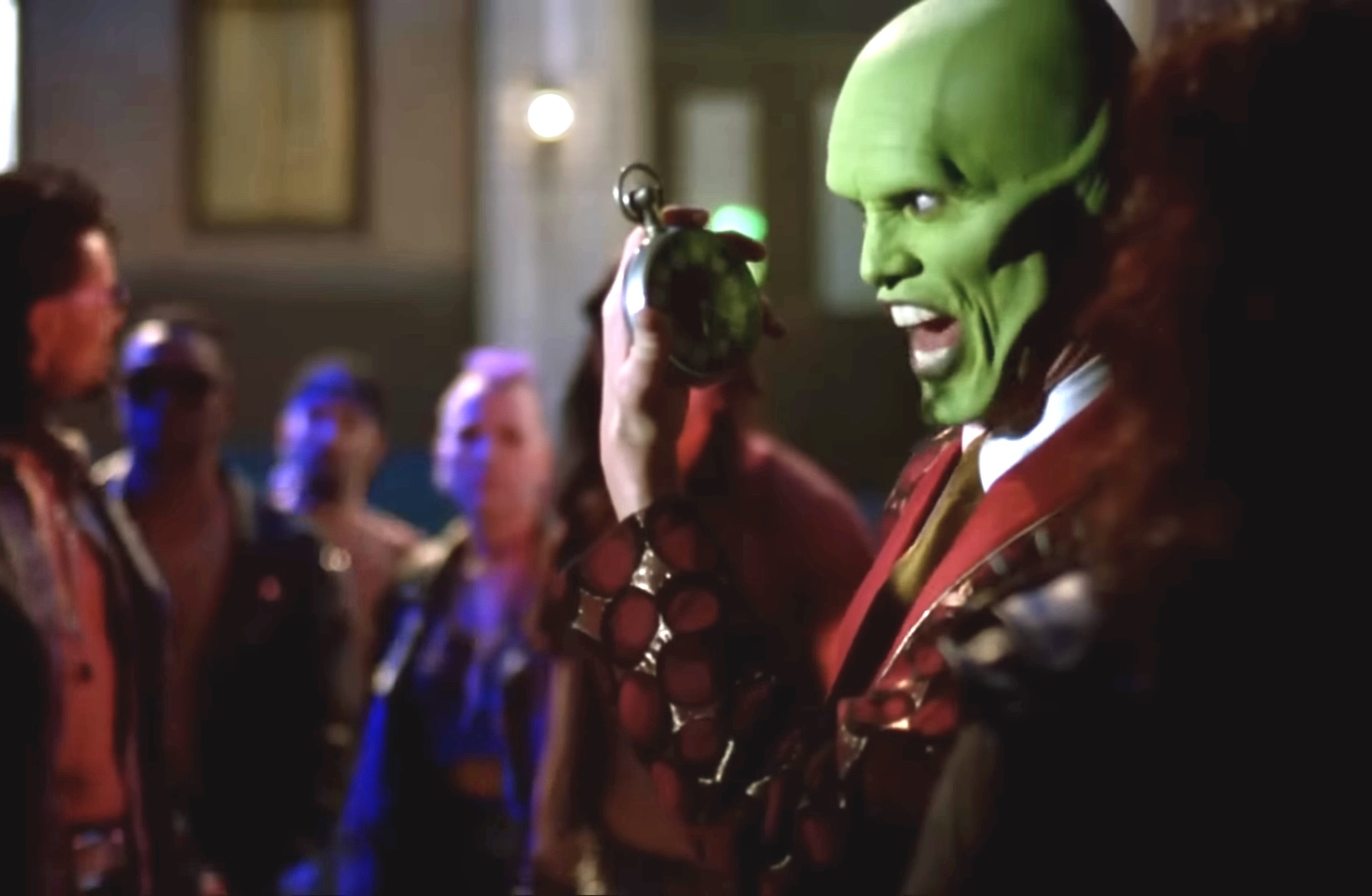 The Mask look at that time Blank Meme Template