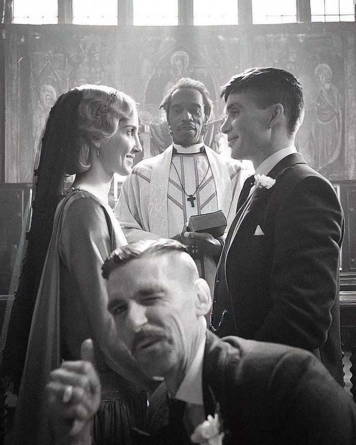 Peaky Blinders Wedding scene Blank Meme Template