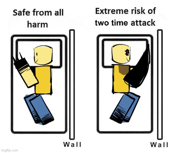 two time be like | image tagged in forsaken,roblox | made w/ Imgflip meme maker