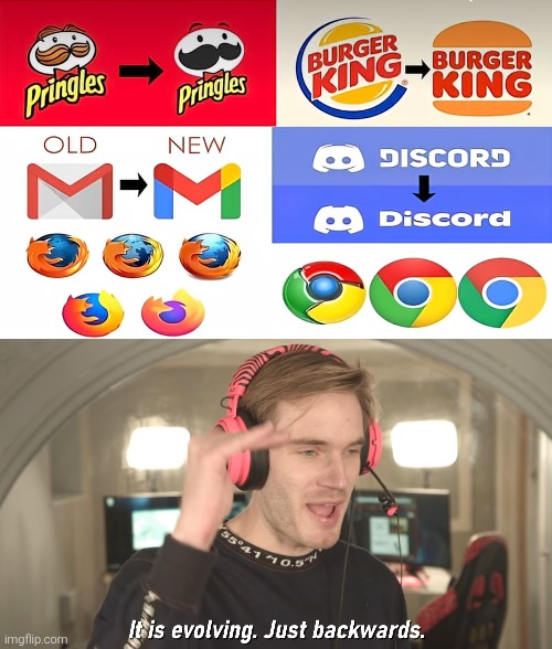 image tagged in its evolving just backwards,memes,funny,funny memes | made w/ Imgflip meme maker