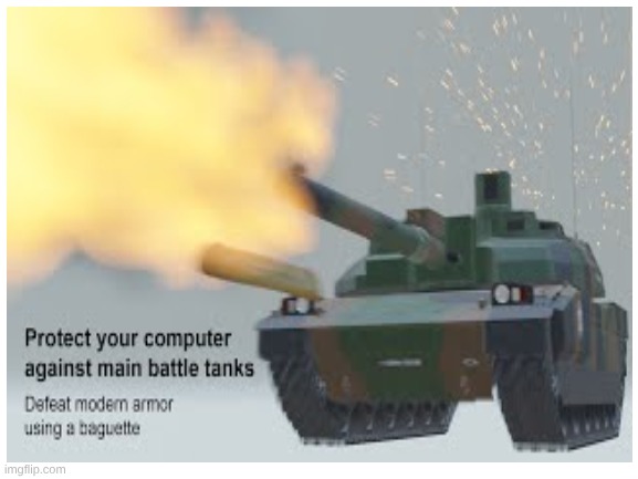 posting Bosnian ape society videos to get their name out day 2: can a modern main battle tank defend against a baguette | image tagged in bosnian ape society | made w/ Imgflip meme maker