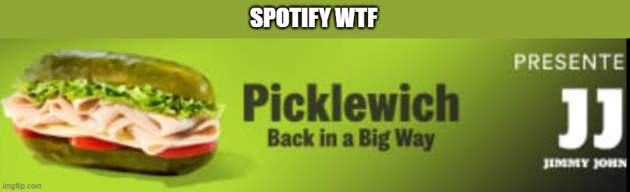 D: | SPOTIFY WTF | made w/ Imgflip meme maker