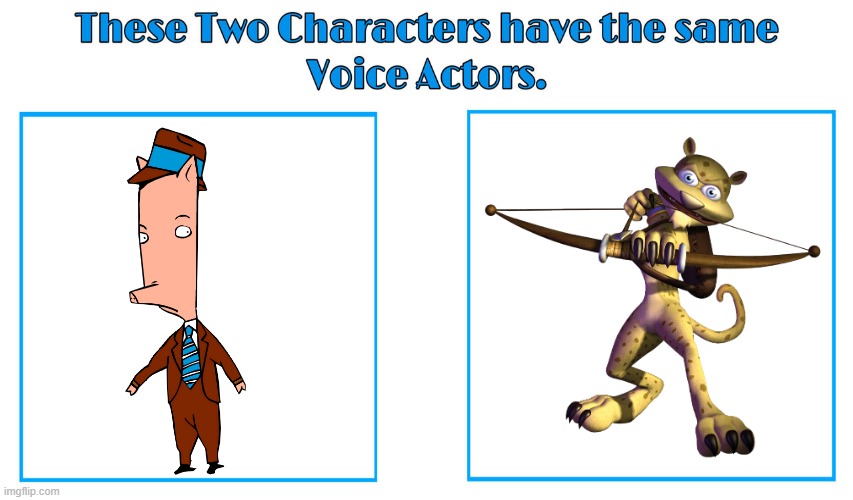 Gregg Berger 2 | image tagged in same voice actor,duckman,spyro,comedy central,gregg berger | made w/ Imgflip meme maker