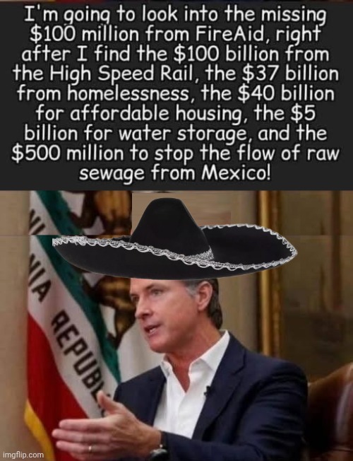 Greasy Gavin Newsom has epic excuses | image tagged in gavin,hair,oil | made w/ Imgflip meme maker