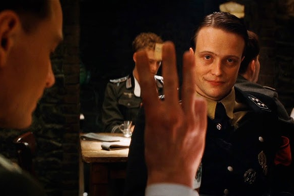 three glasses inglourious basterds Blank Meme Template