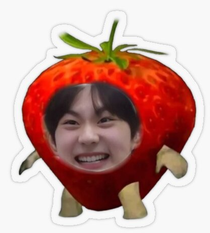 High Quality Strawbry Jungwon Blank Meme Template