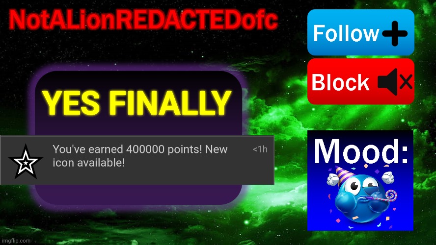 (mod note: nice good job bro) | YES FINALLY | image tagged in announcement | made w/ Imgflip meme maker