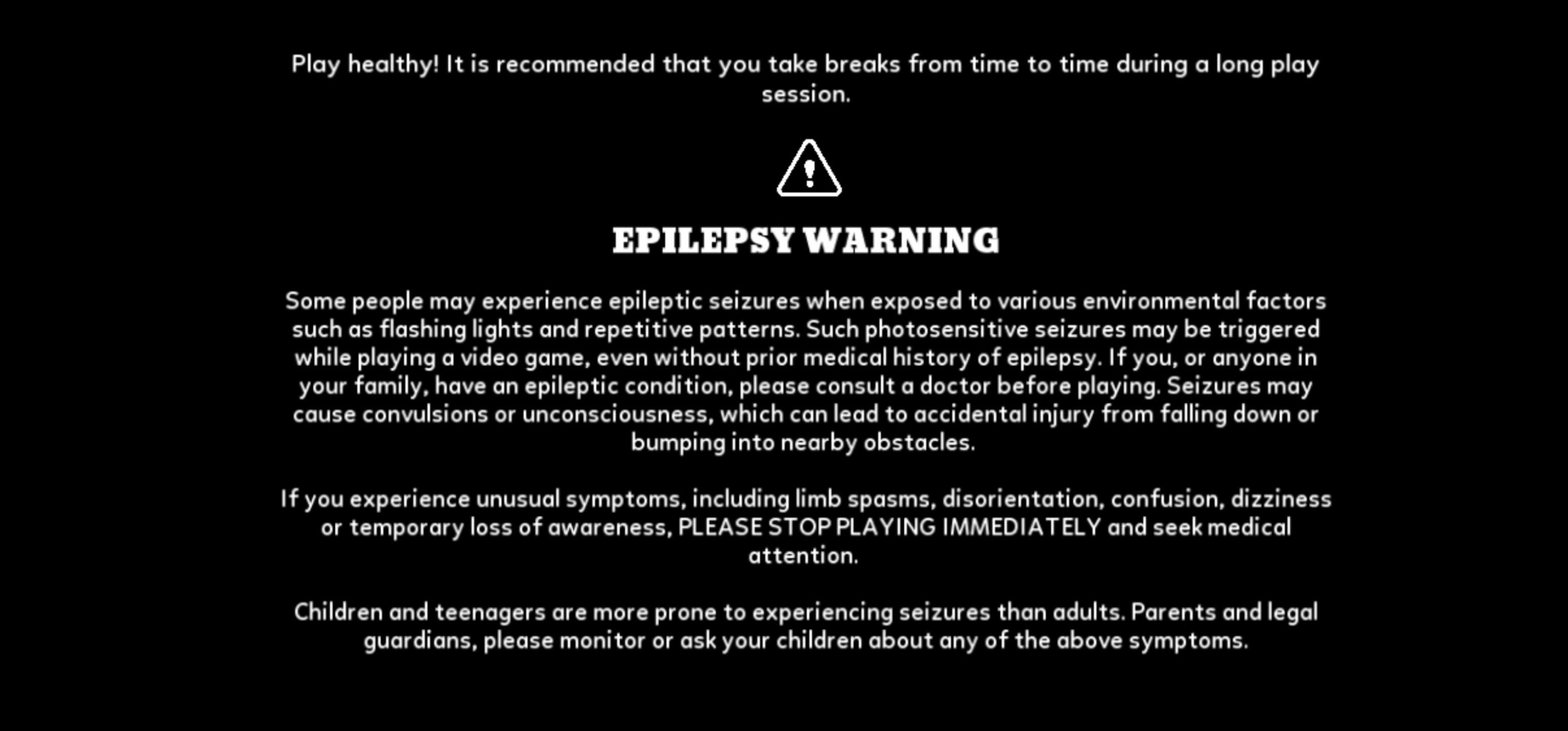 Epilepsy Warning Blank Meme Template